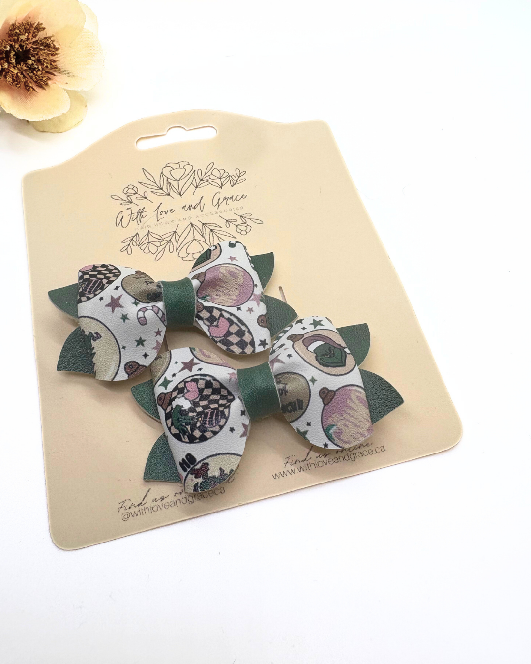 Who Stole Christmas? Pinch Piggy Bow