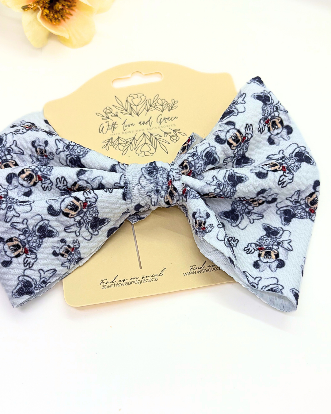 Magic Mouse Fabric Hair Bows