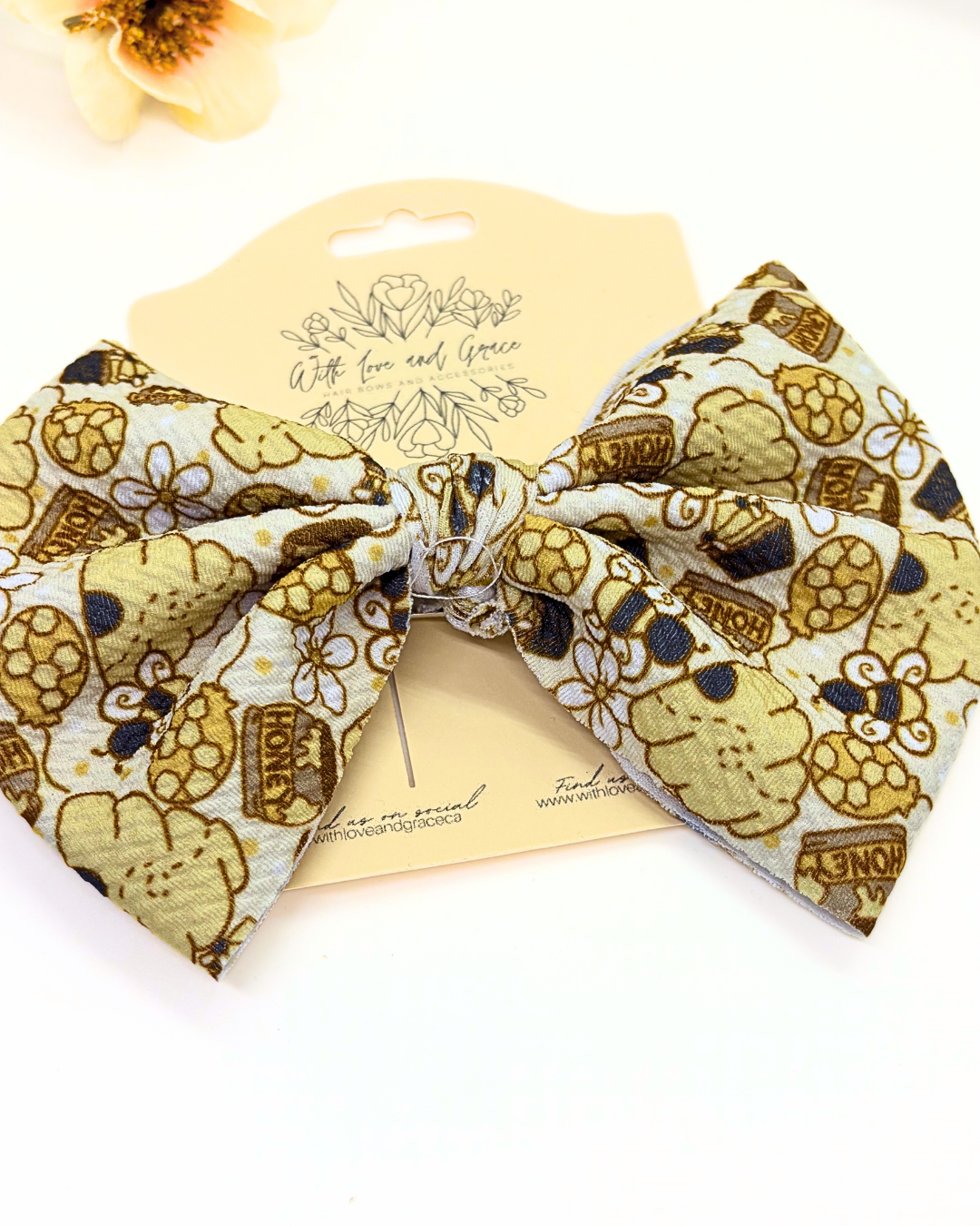 Gracie Bee Collection Fabric Hair Bows