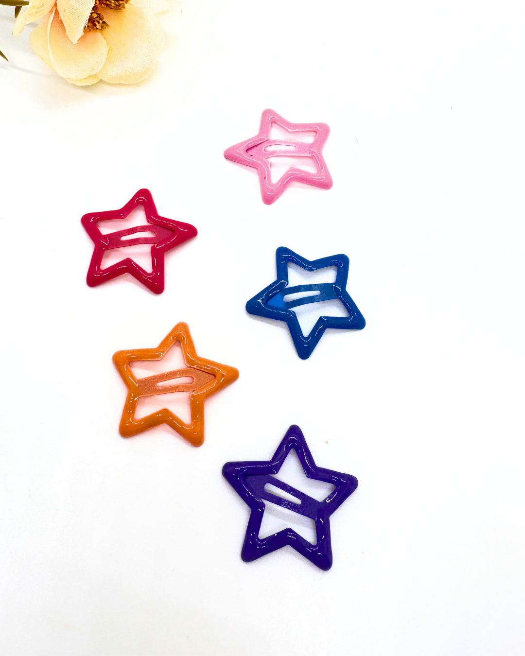 Metal Star Hair Clip - Random Colors