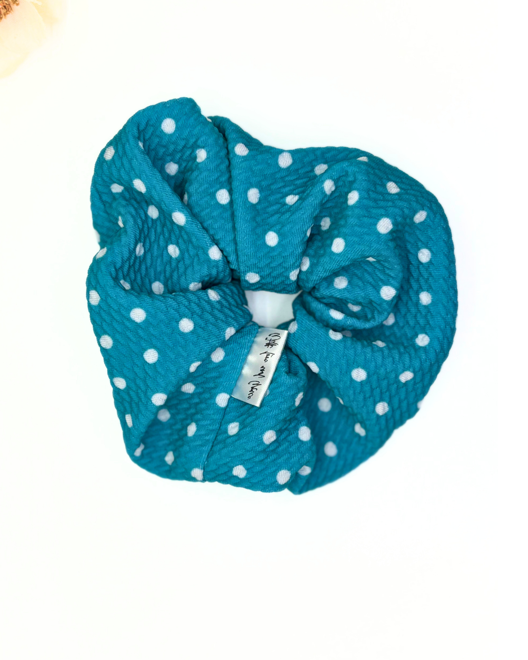 Polka Dot Scrunchie