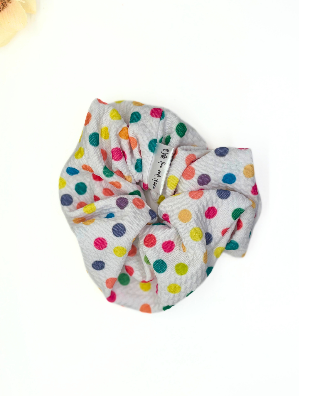 Polka Dot Scrunchie