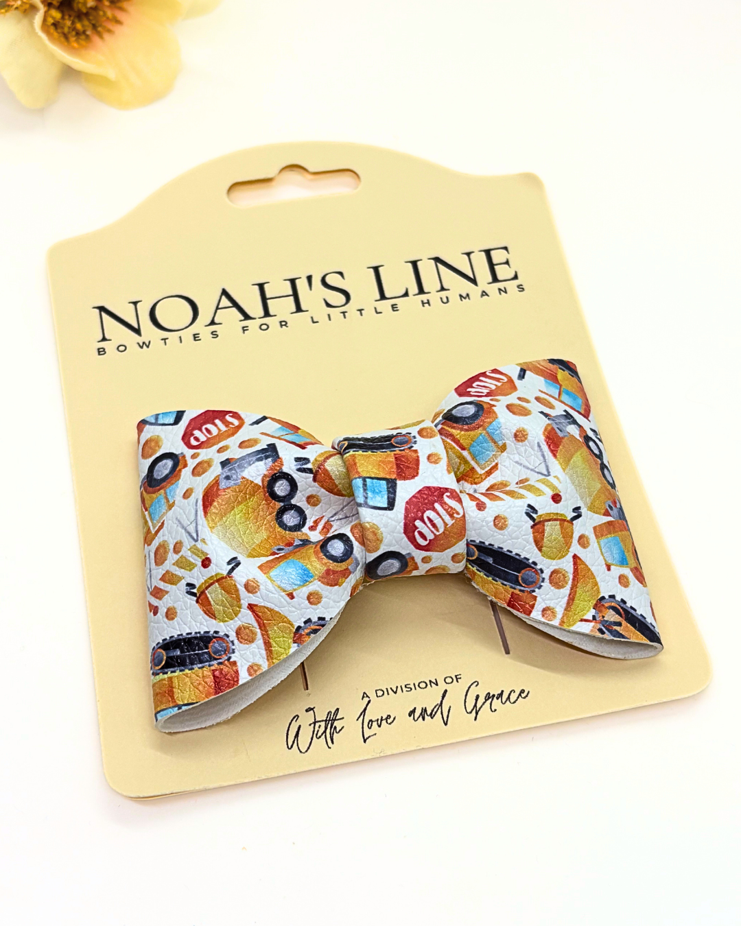 Construction Vehicles Bow Ties