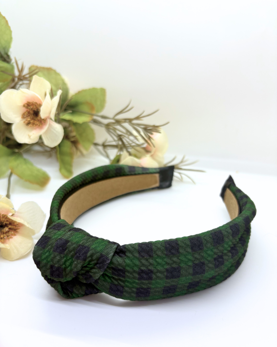 Plaid Bullet Knotted Headband