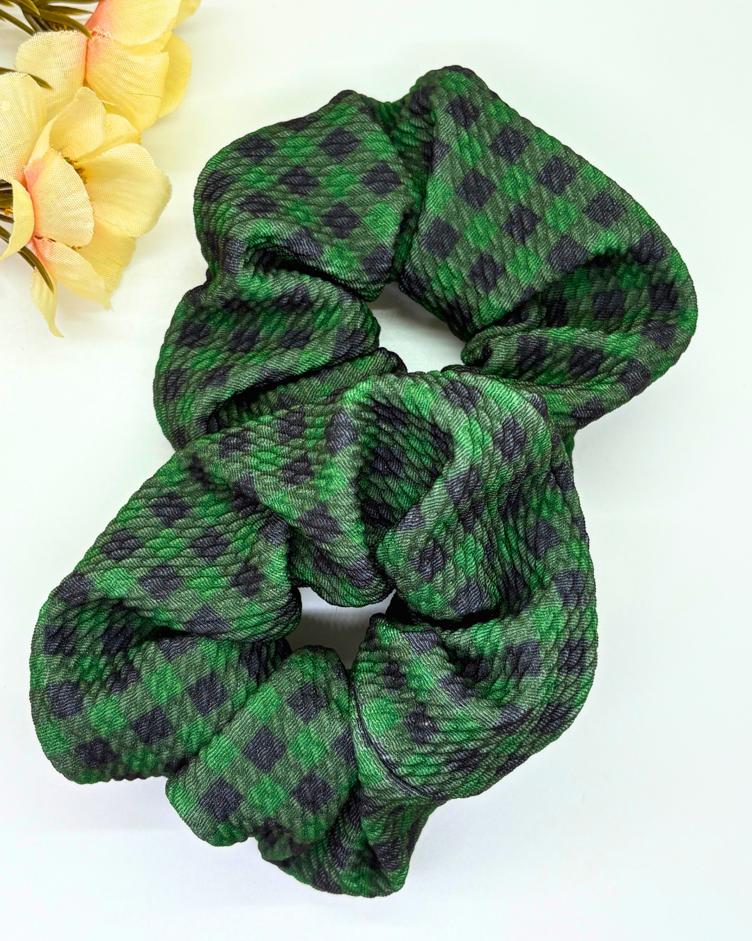 Plaid Scrunchie