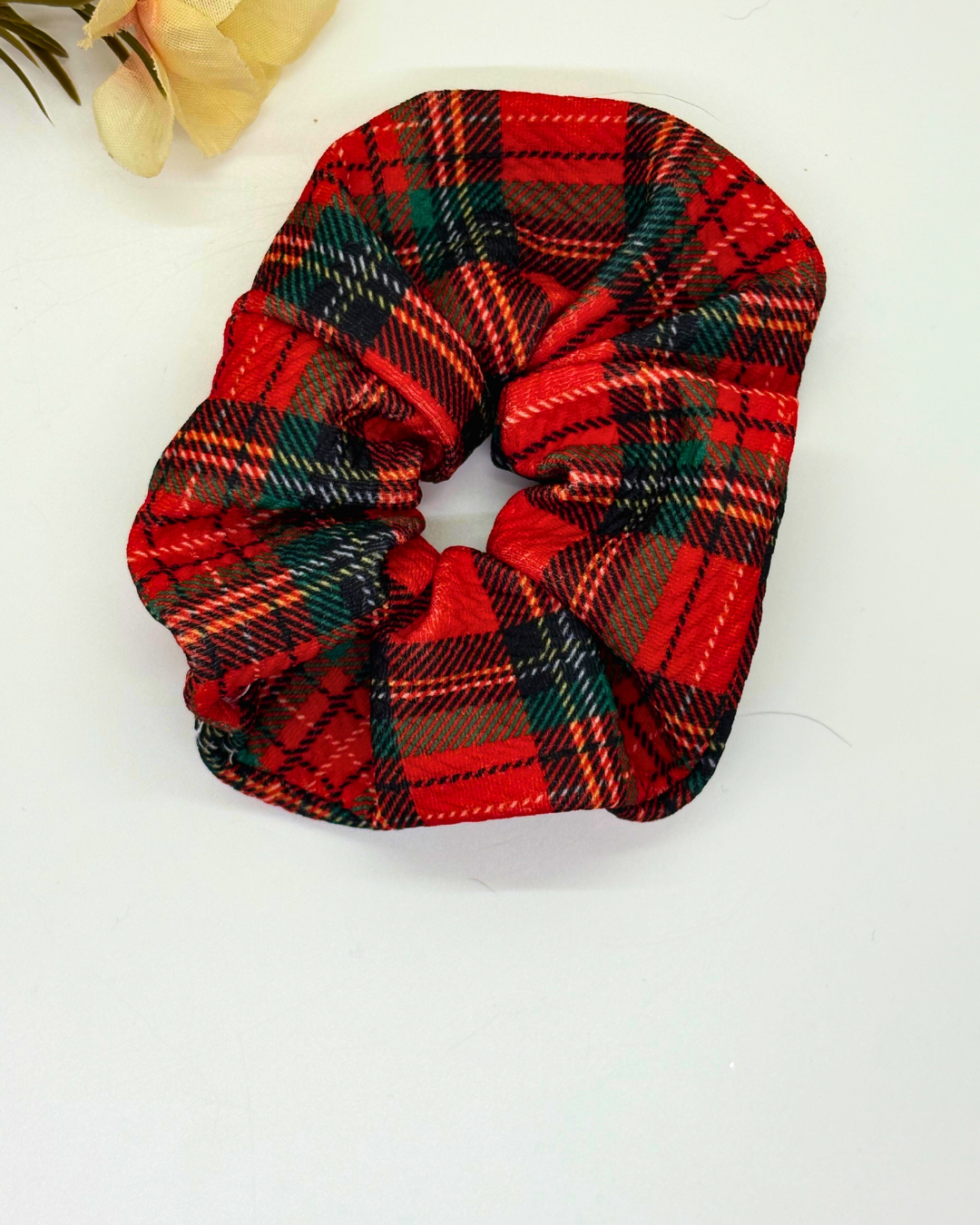Plaid Scrunchie
