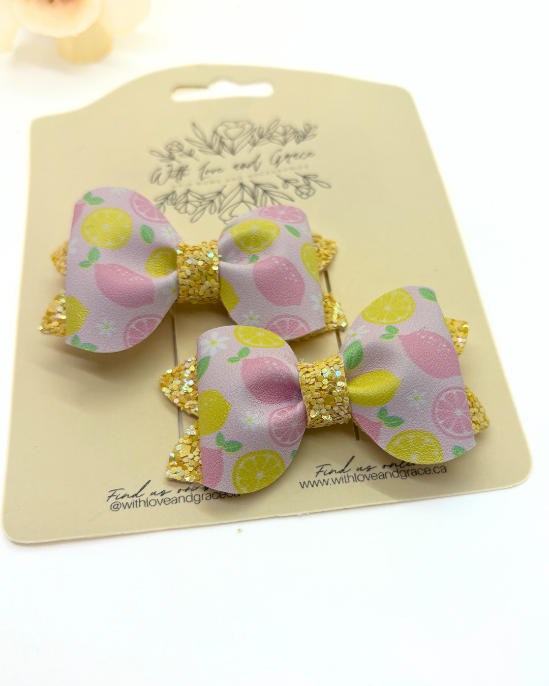 Fruit Collection Pinch Piggy Bows