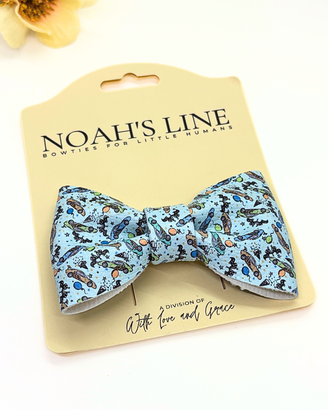 Party Race Car Bow Tie
