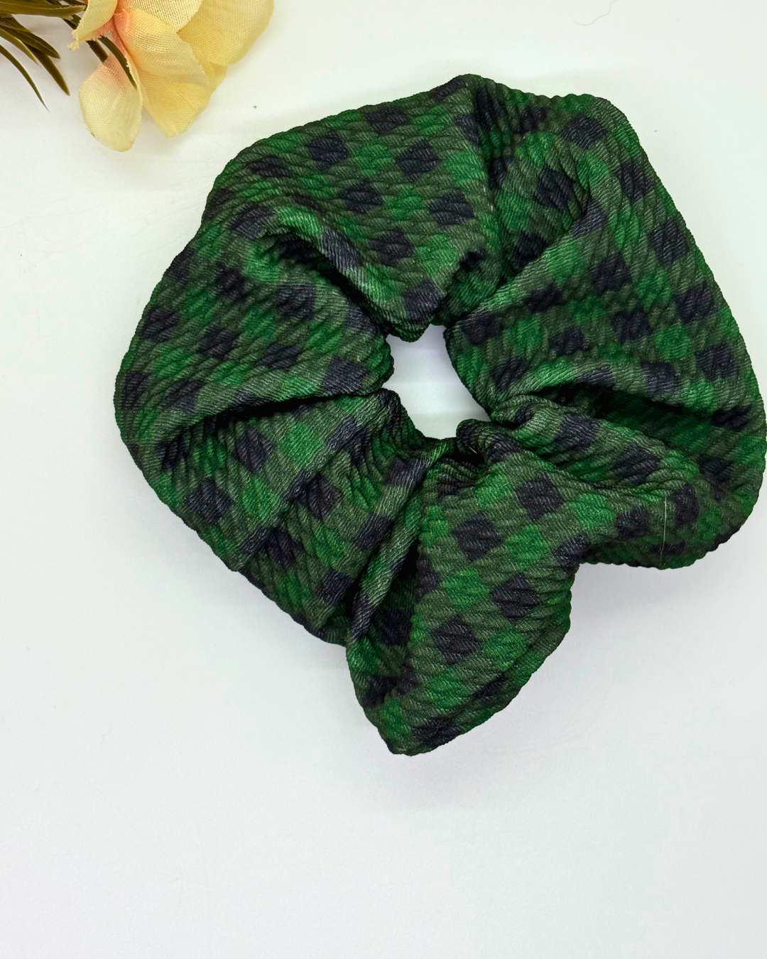 Plaid Scrunchie
