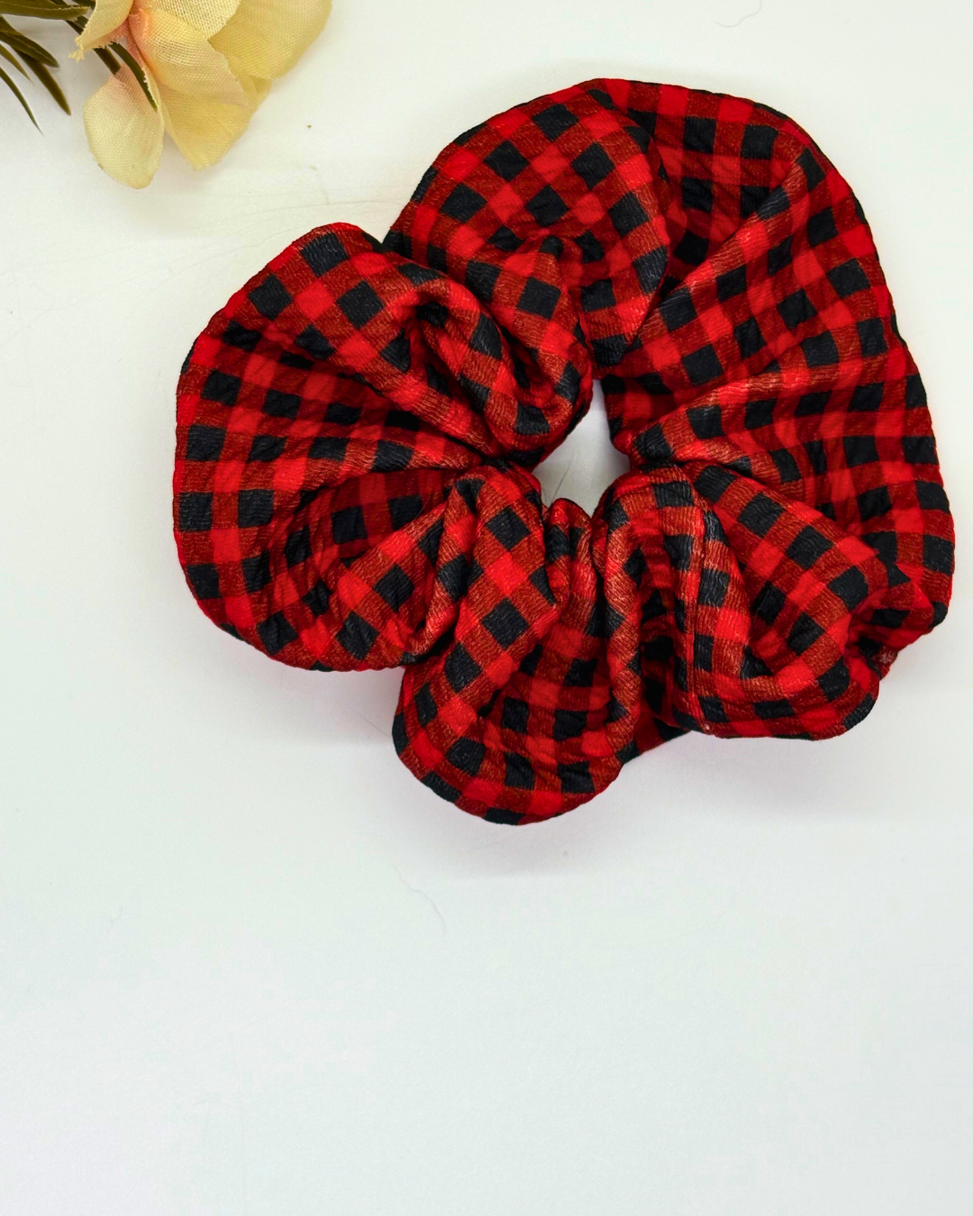 Plaid Scrunchie