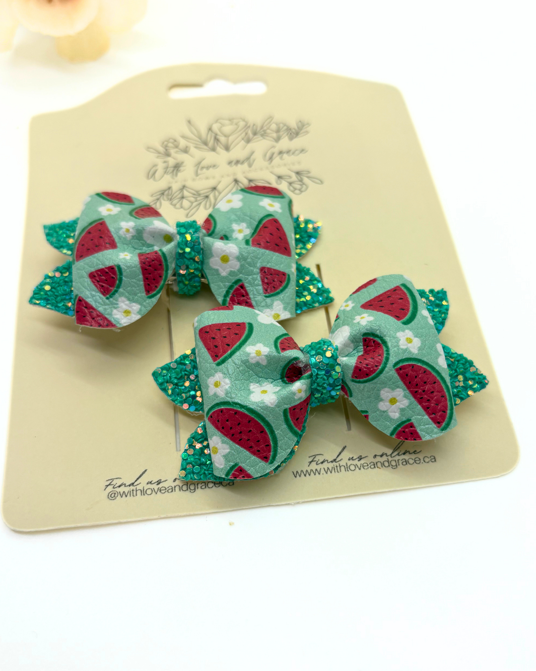 Fruit Collection Pinch Piggy Bows
