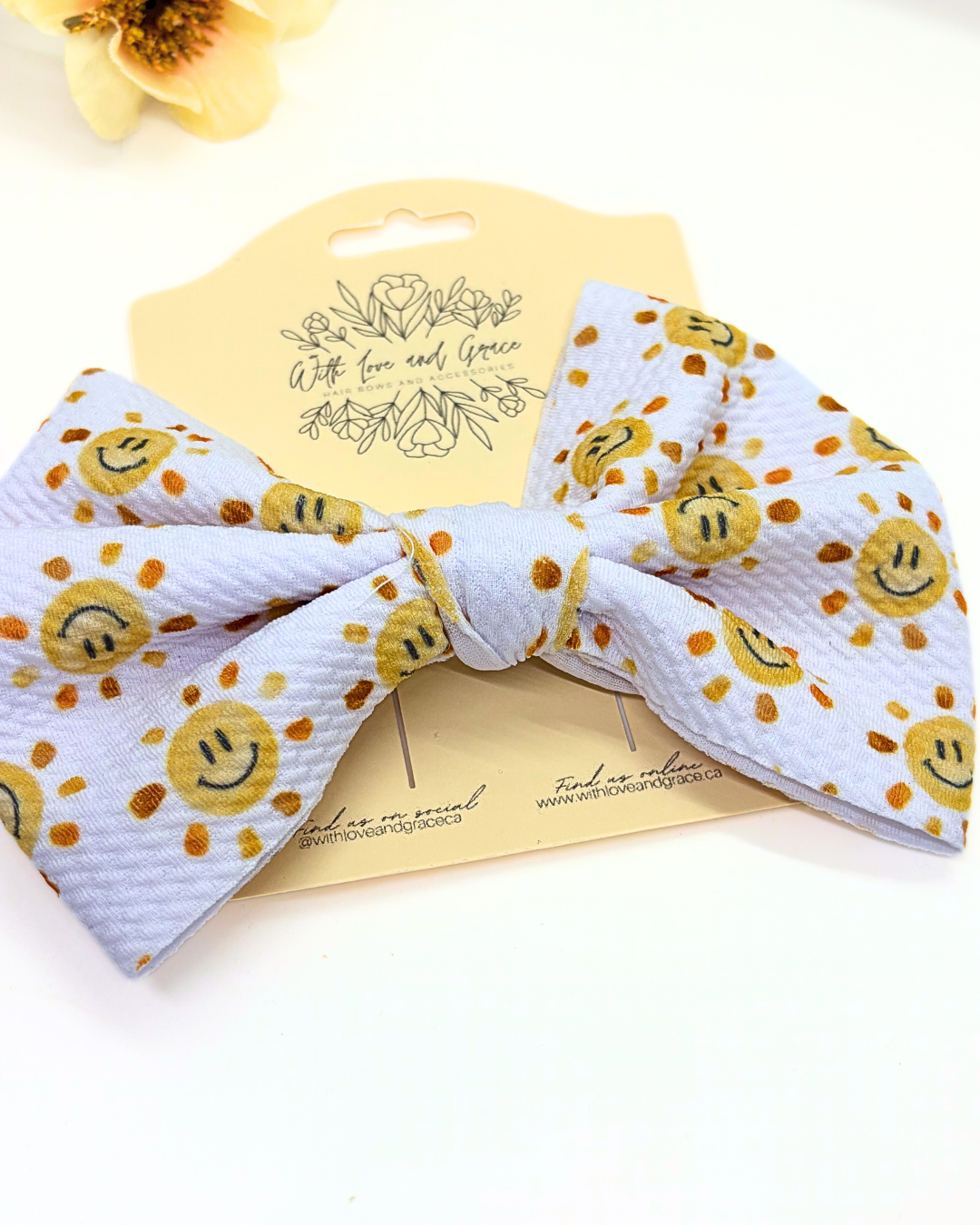 Summer Fabric Hair Bows