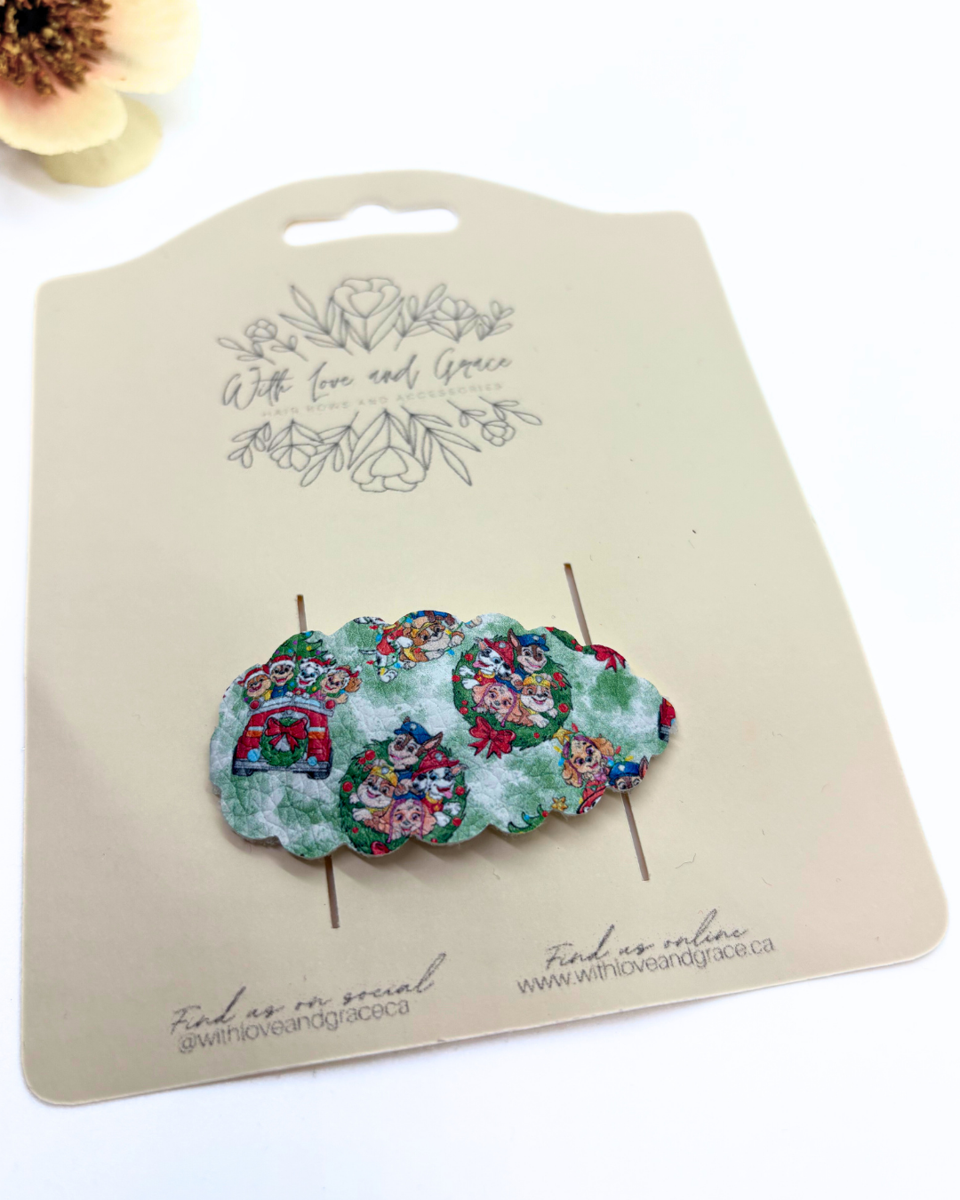 Rescue Pups Christmas Snap Clip