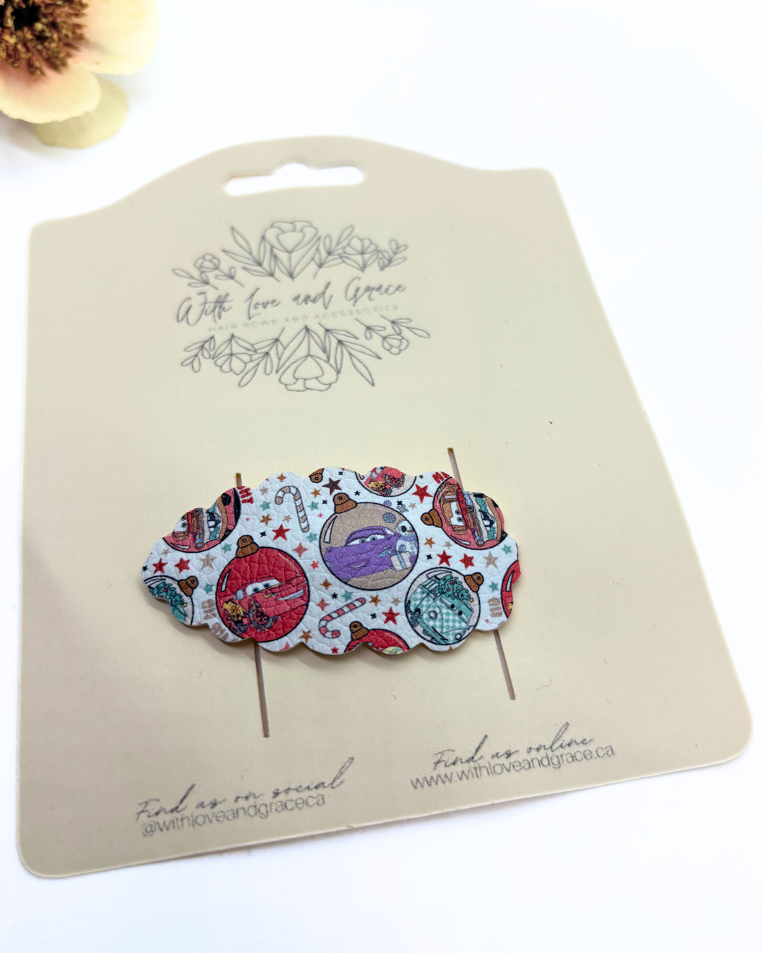 Car Christmas Snap Clip