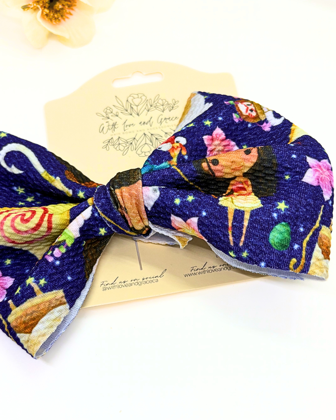 Magic Castle Princess Fabric Hair Bows