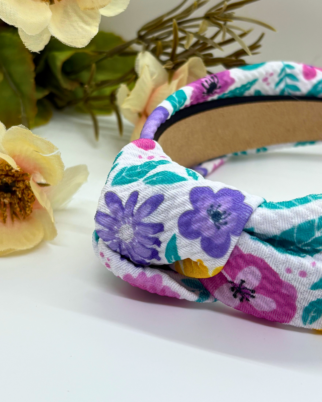 Floral Knotted Headband