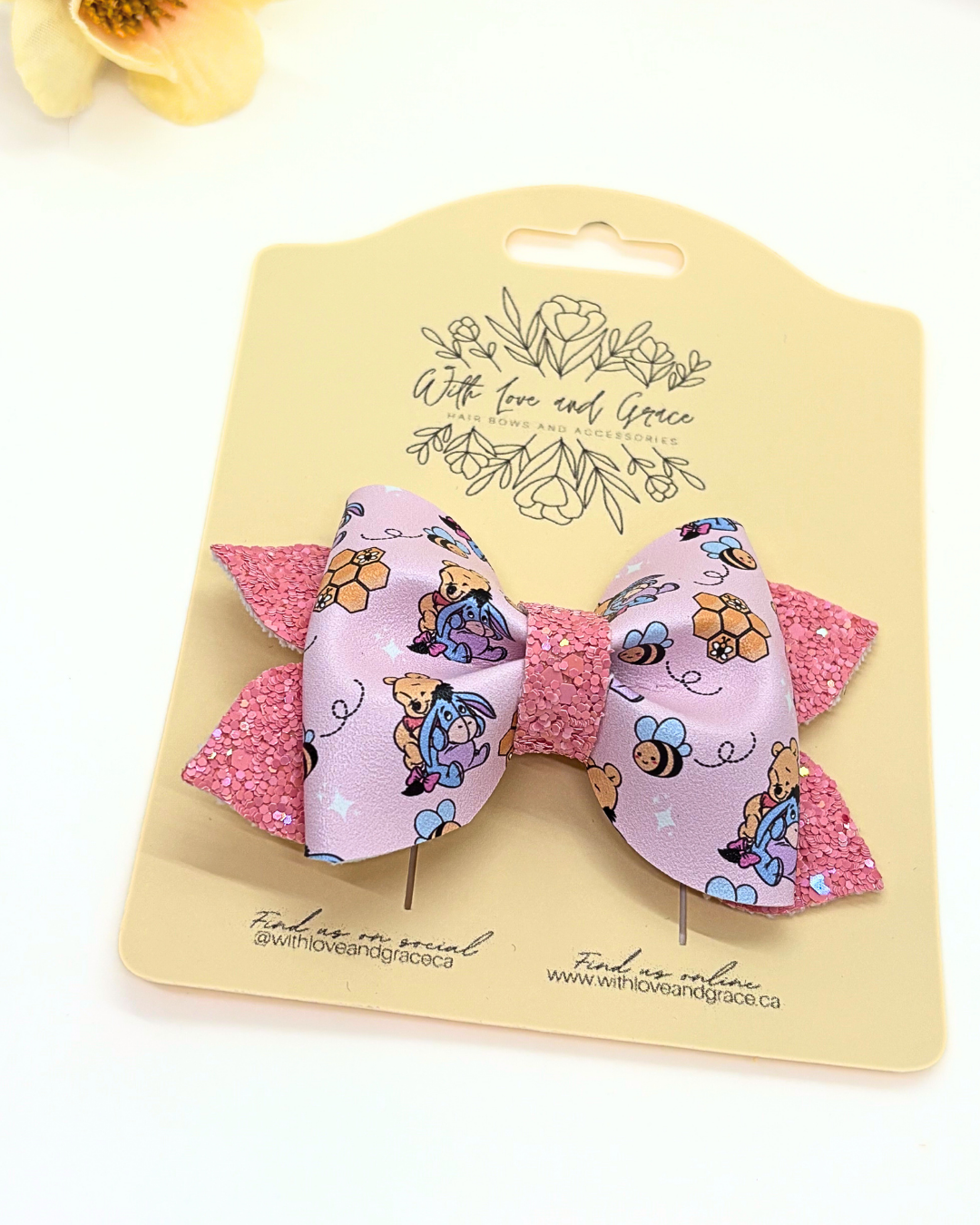 Honey Bear Pinch Bows