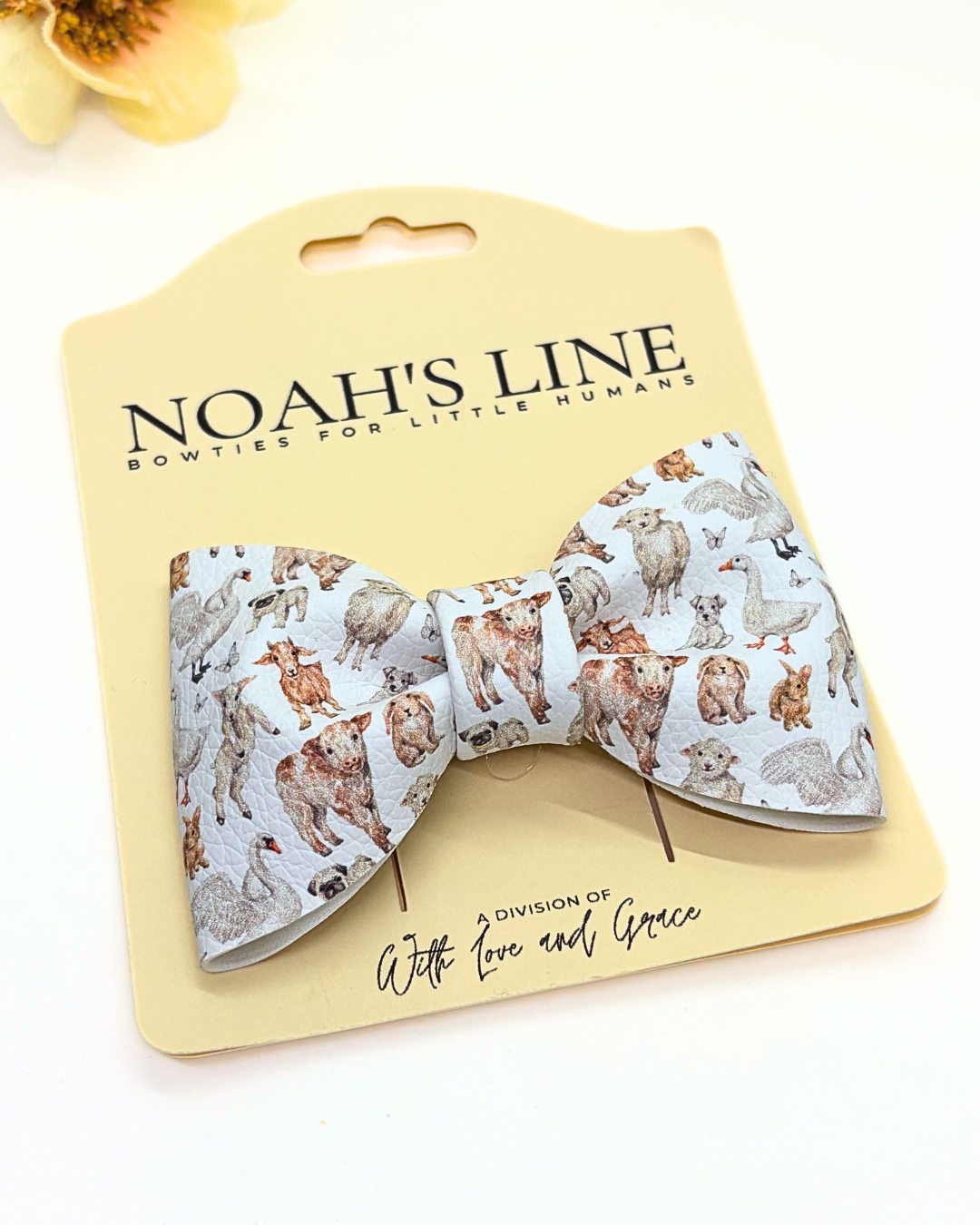 Farm Animals Bow Tie