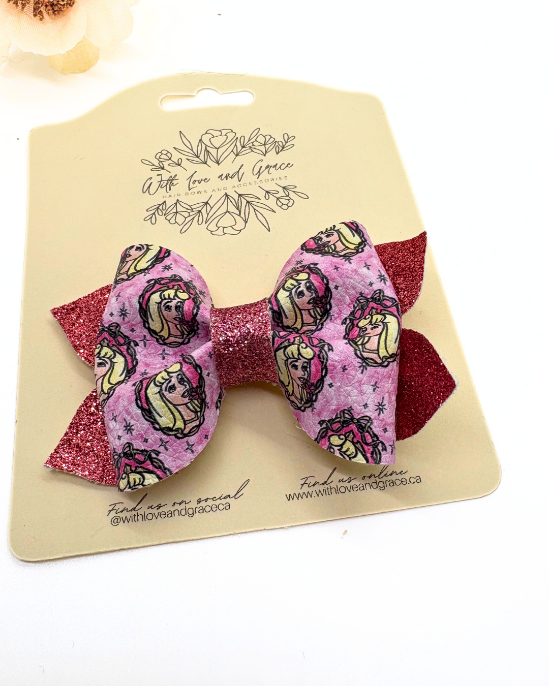 Princess Portrait Pinch Bows
