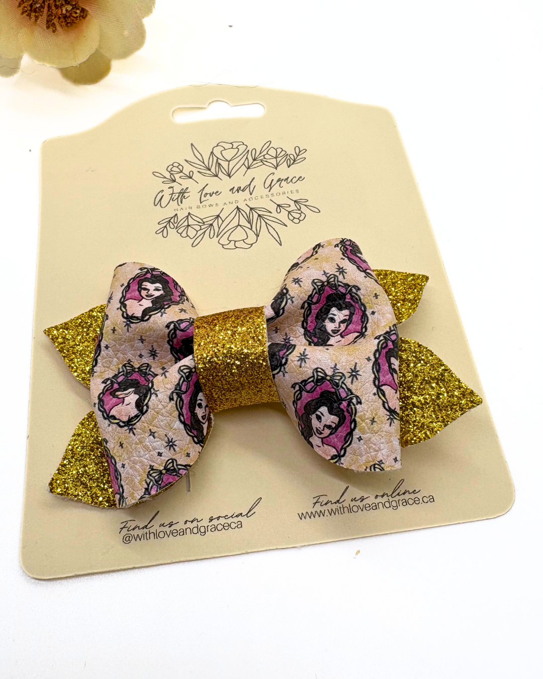 Princess Portrait Pinch Bows
