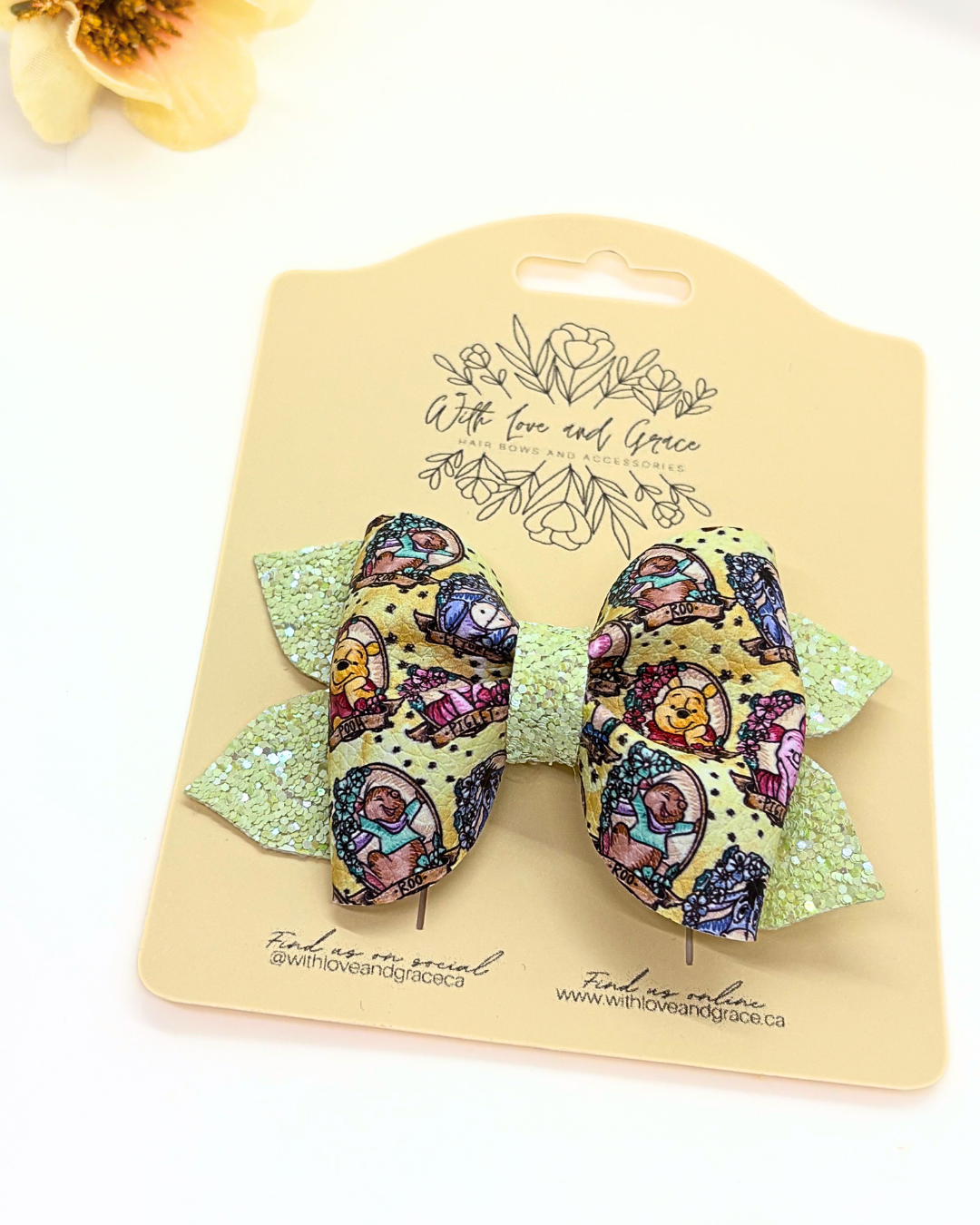 Honey Bear Pinch Bows