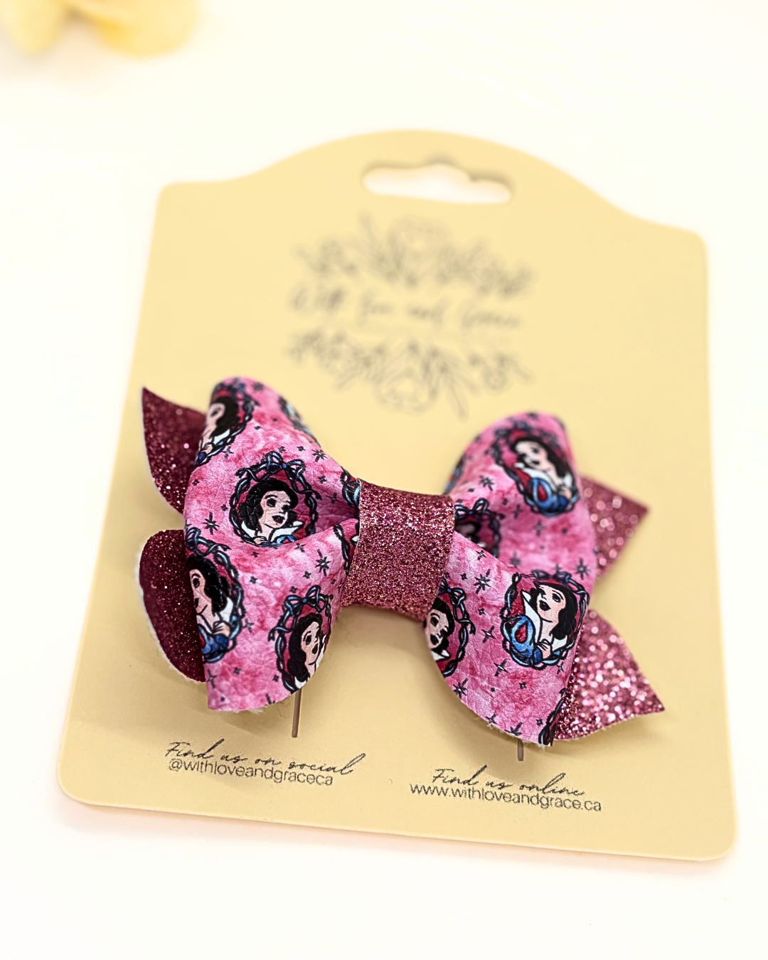 Princess Portrait Pinch Bows