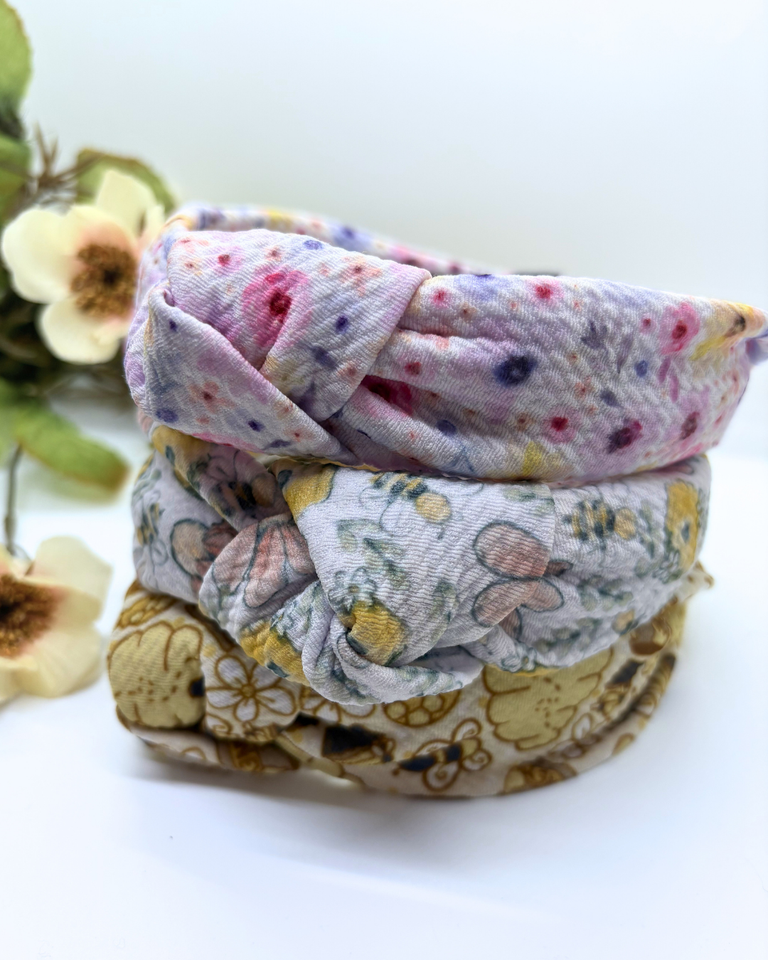 Floral Knotted Headband
