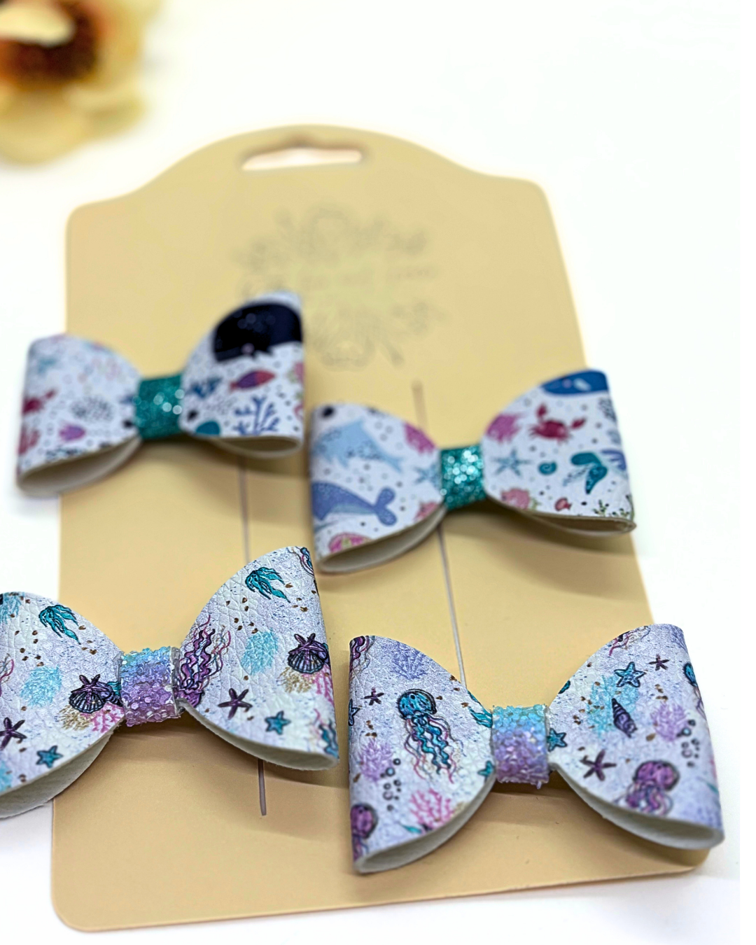 Sea Creature Classic Piggy Bows