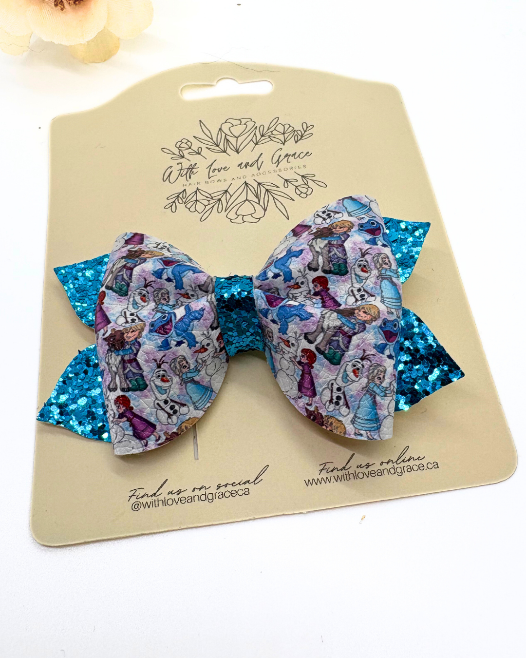 Ice Princess Pinch Bow