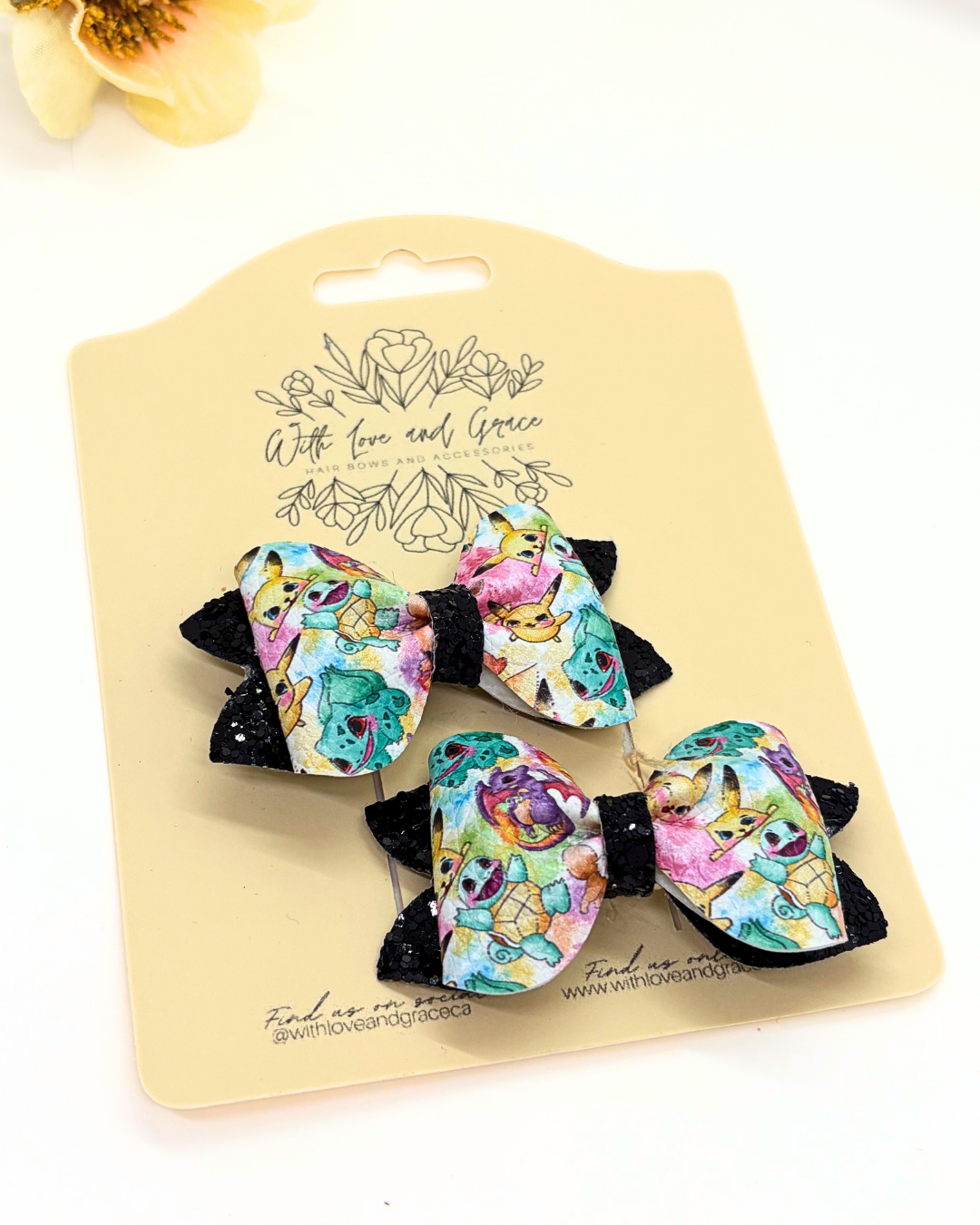 Pocket Monsters Pinch Piggy Bows