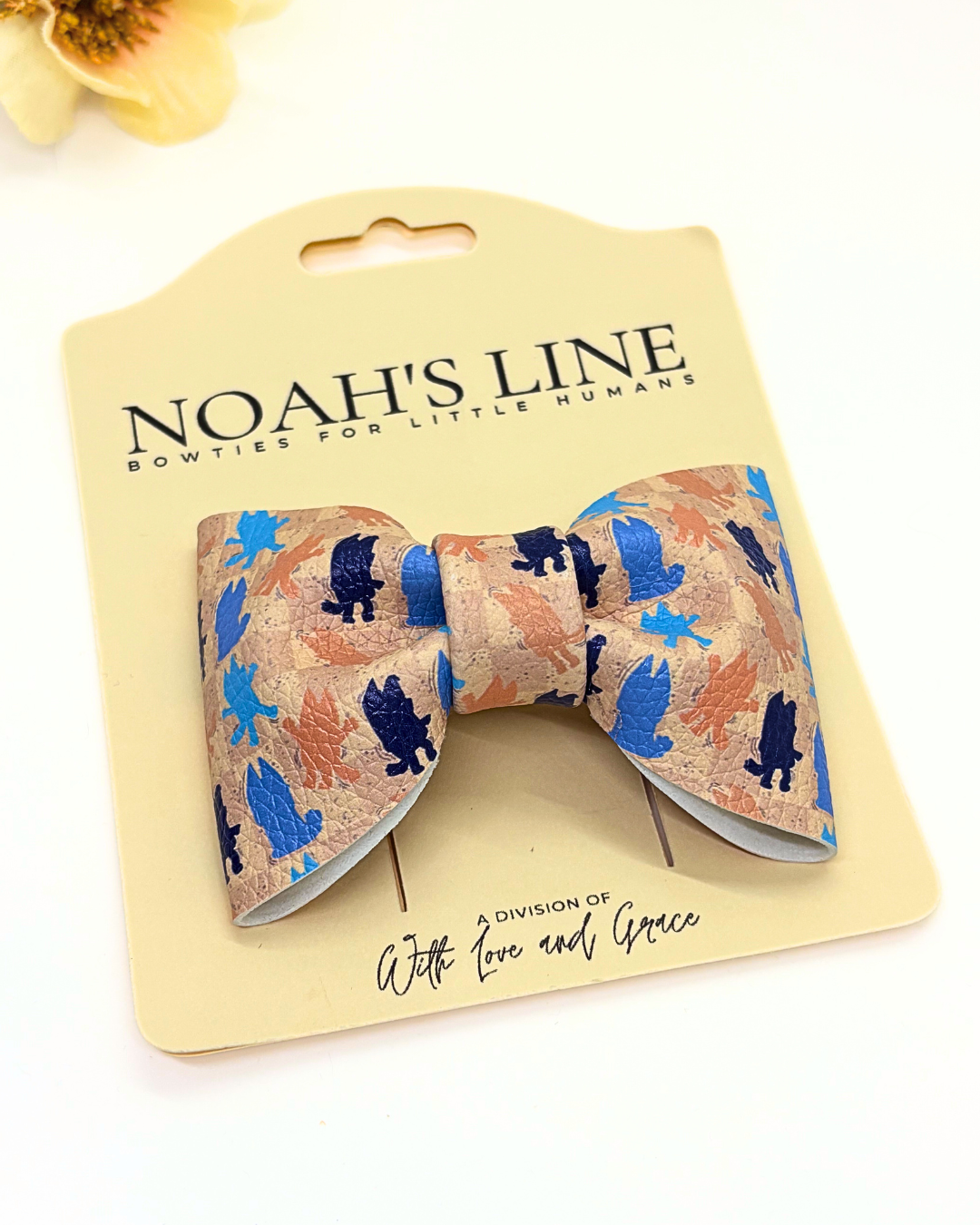 Blue Dog Bow Tie