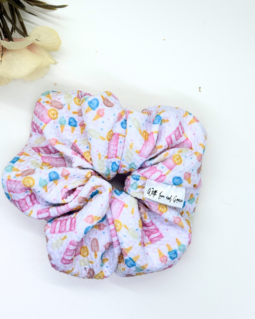 Ice Cream Stand Scrunchie
