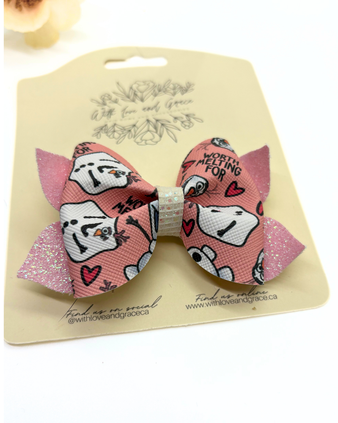 Ice Princess Pinch Bow