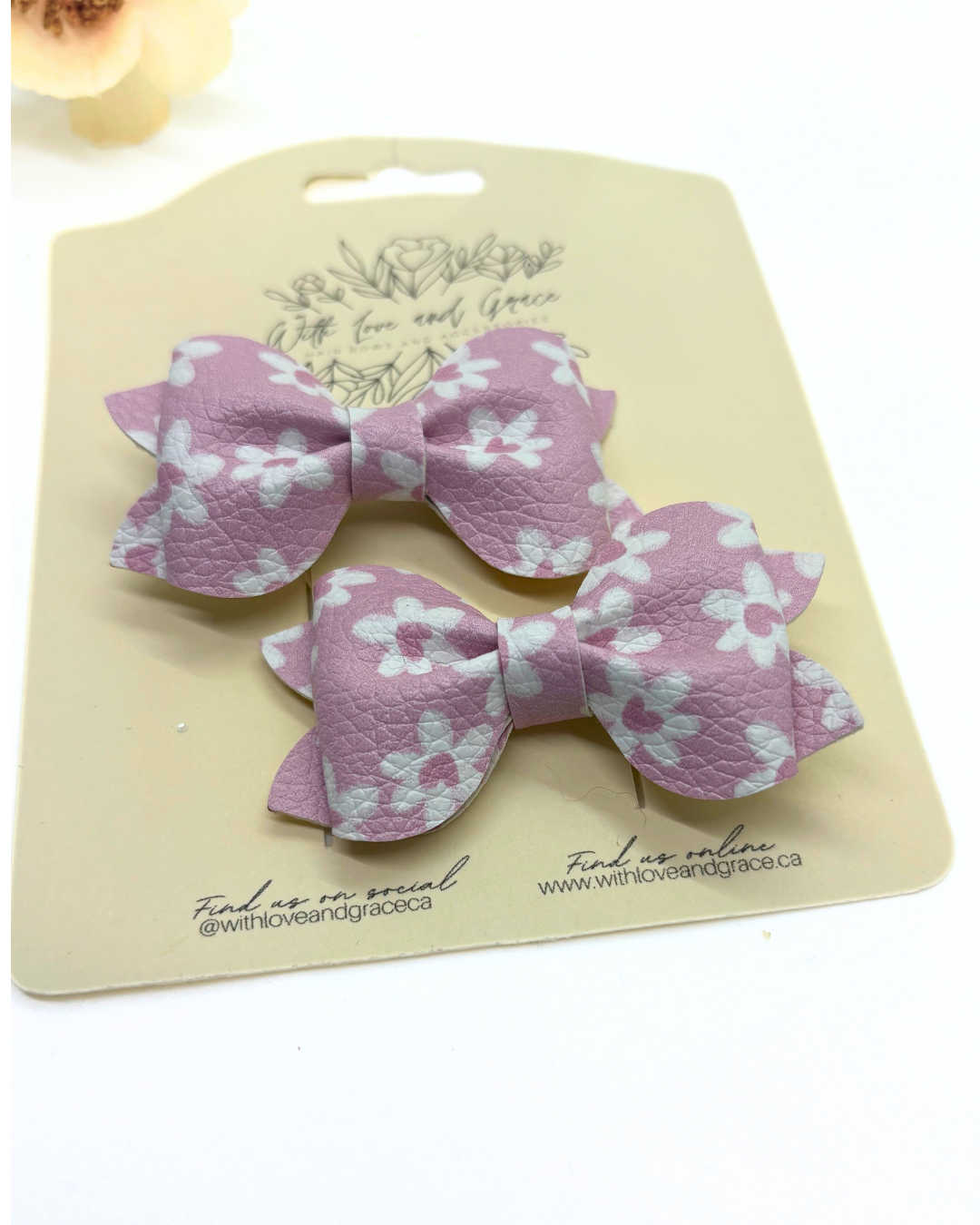 Floral Collection Pinch Piggy Bows