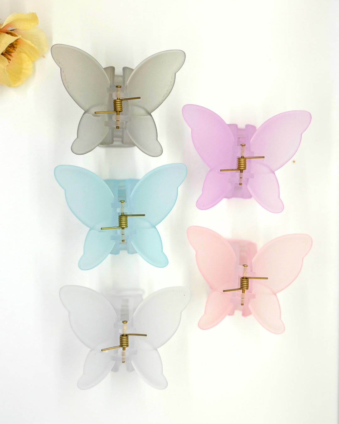 Large Butterfly Clip - Translucent