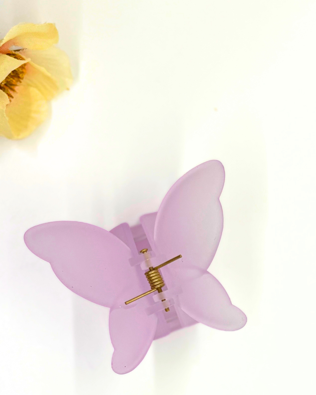 Large Butterfly Clip - Translucent
