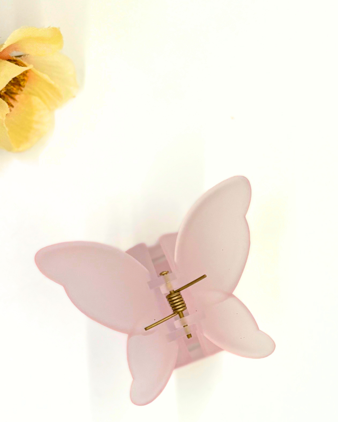Large Butterfly Clip - Translucent