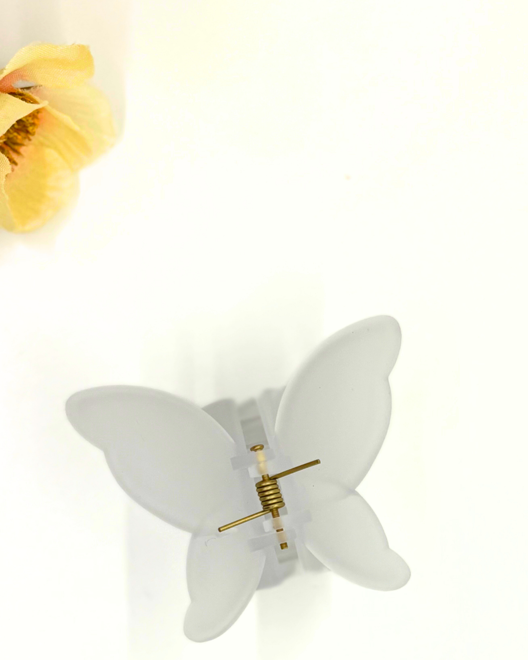Large Butterfly Clip - Translucent