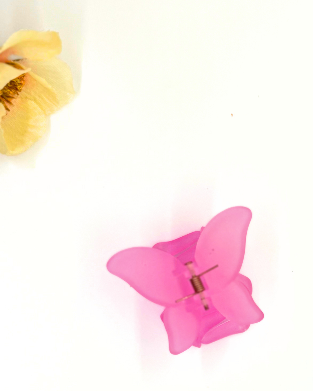 Small Butterfly Clip - Translucent