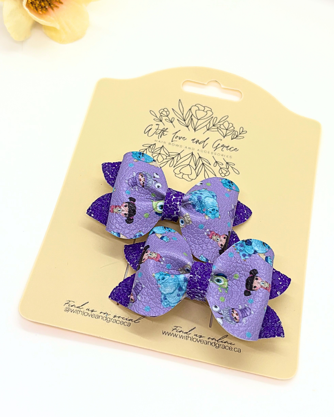 Monster Company Pinch Piggy Bows