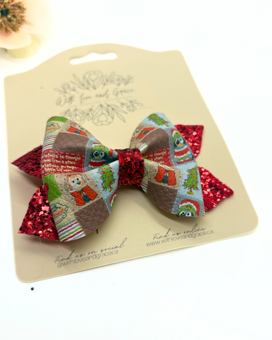 Blue Heeler Pinch Bow