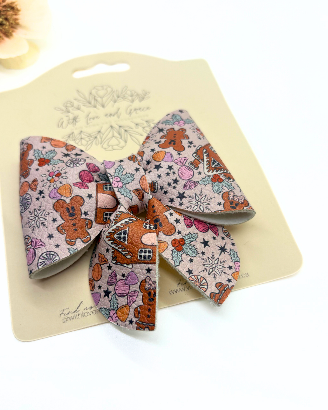 Mouse and Friends Christmas Sailor Bow