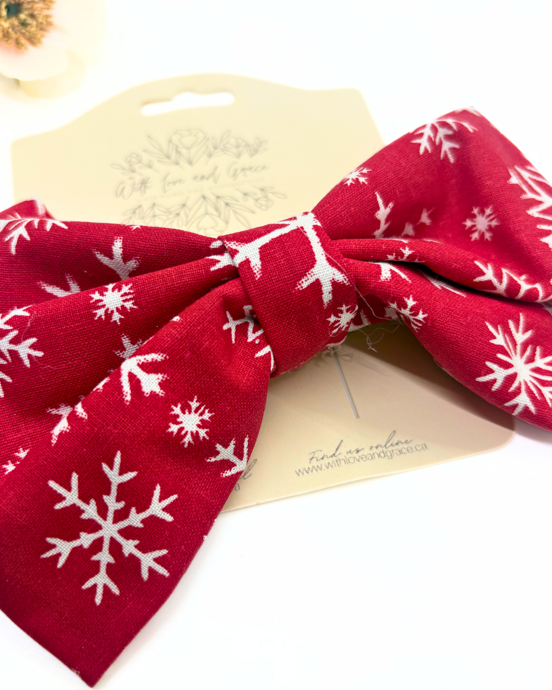 Starry Night Fabric Hairbow