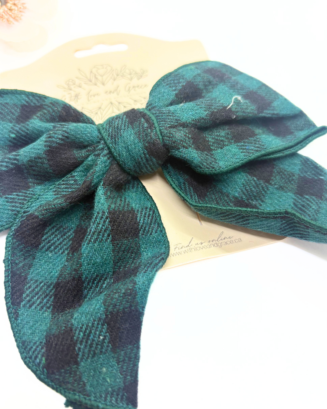 Mad for Plaid Fabric Bows