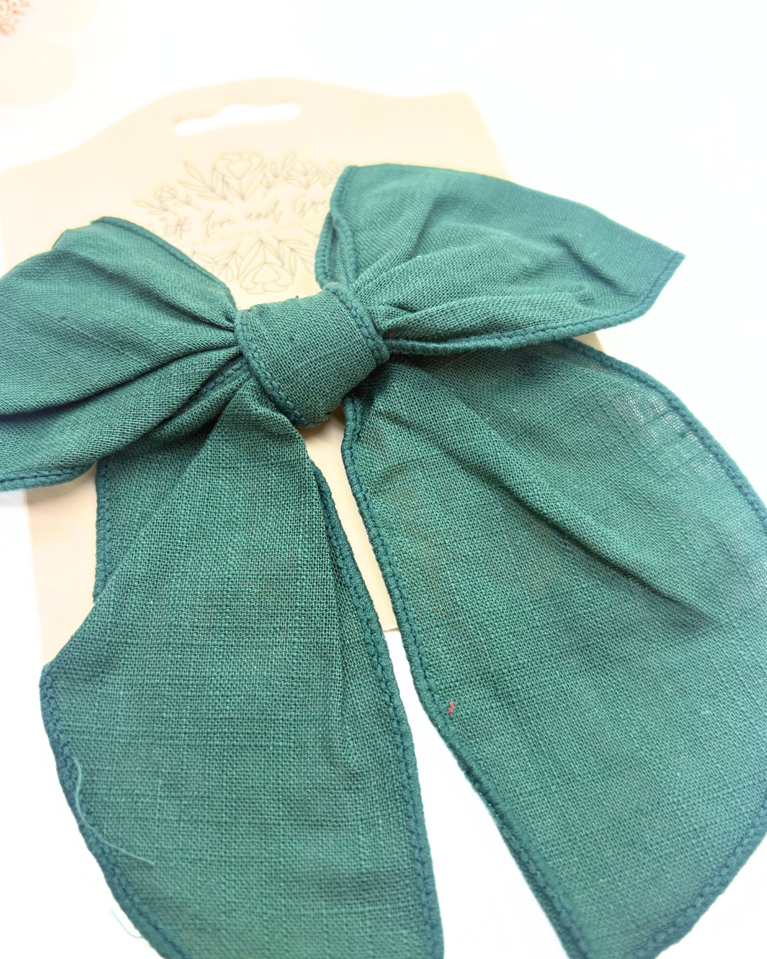 Solid Fabric Bows