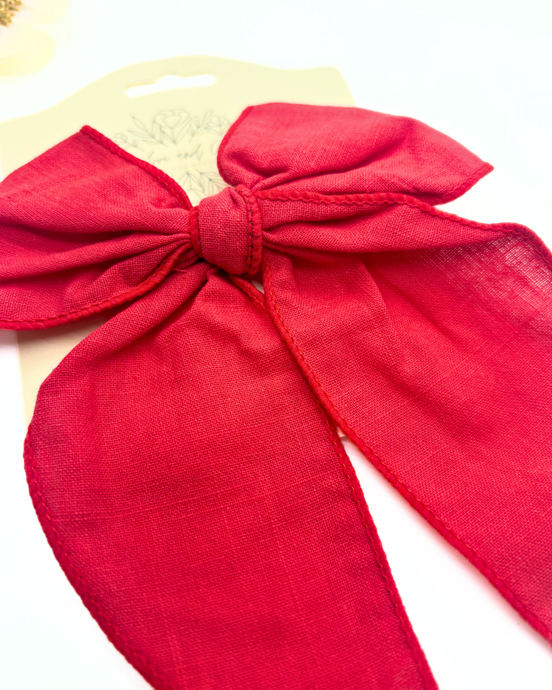 Solid Fabric Bows