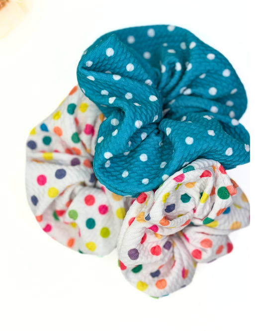 Polka Dot Scrunchie