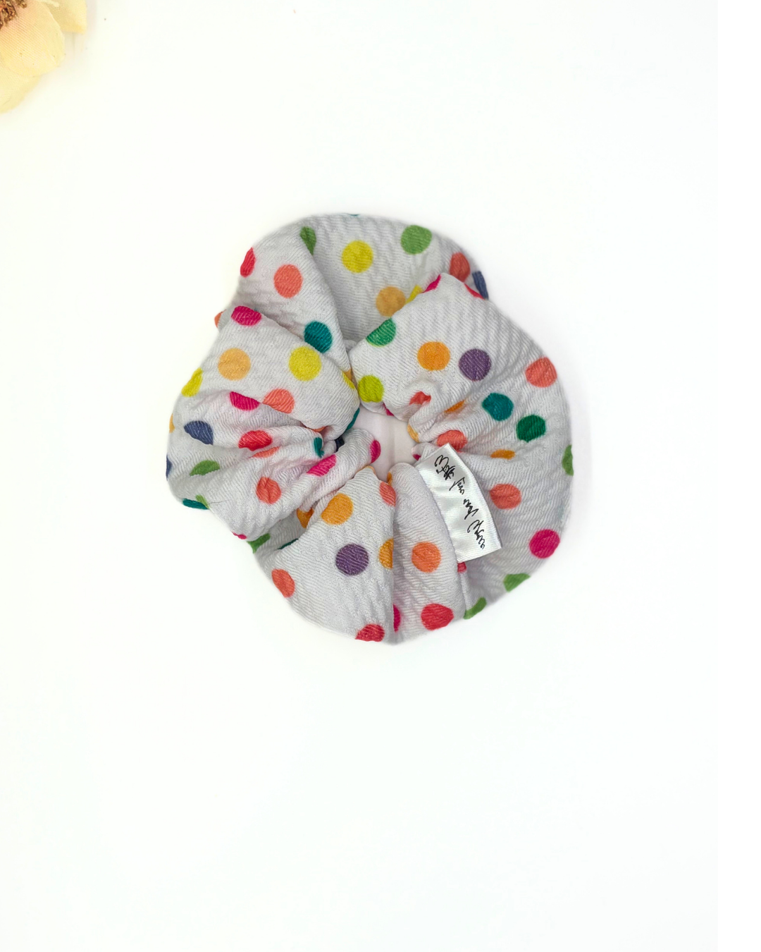 Polka Dot Scrunchie