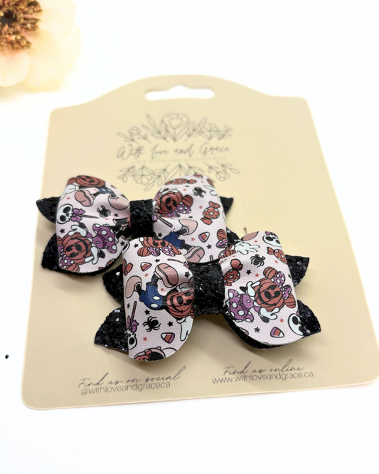 Pumpkin Mouse with Sweet Treats Piggy Pinch Bow