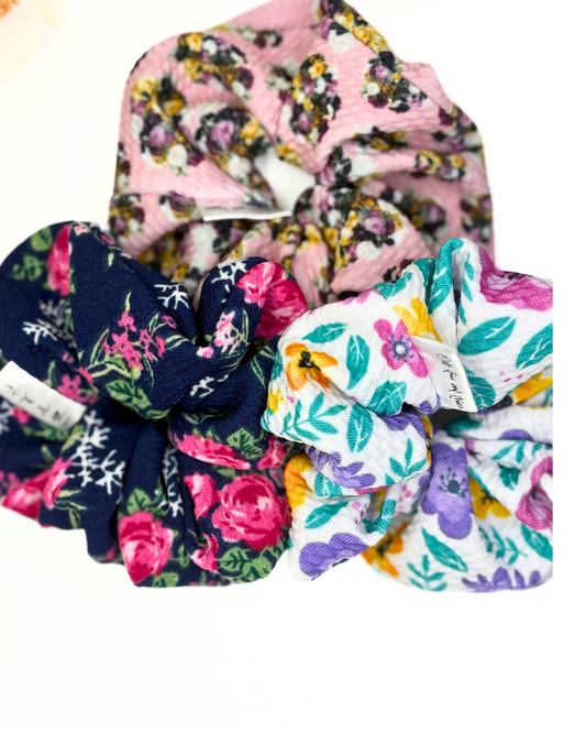 Floral Collection Scrunchies